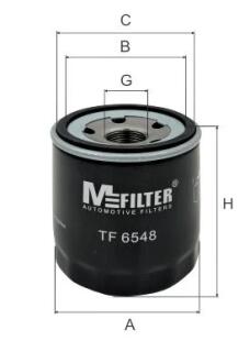 Фильтр масла Jumper/Boxer/Transit 2.2HDI/TDCi 11- M-FILTER TF 6548