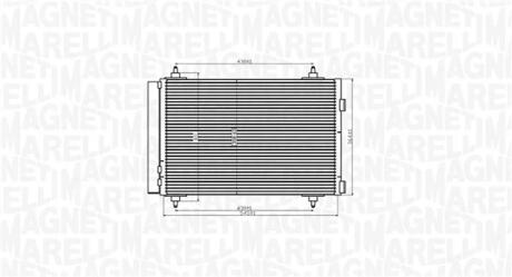 Радиатор кондиционера MAGNETI MARELLI 350203916000