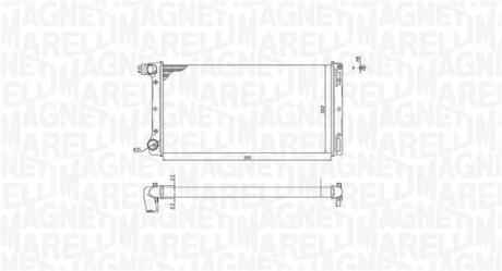 Радіатор FIAT PUNTO [] MAGNETI MARELLI 350213168000