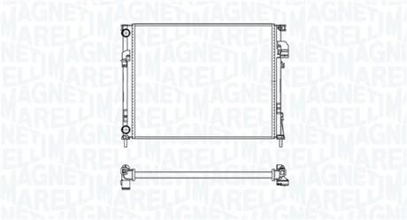 RENAULT радіатор охолодження Trafic II,Opel Vivaro,Nissan 1.9dCi/2.0 01- MAGNETI MARELLI 350213181600