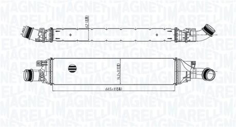 AUDI Інтеркулер Q3 2.0 11- MAGNETI MARELLI 351319205600