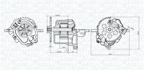 CITROEN помпа мастила Jumper 2.2HDI 06- MAGNETI MARELLI 351516000002