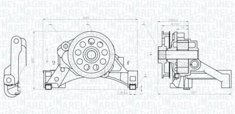 Масляна помпа VAG A1/A3/Fabia/Octavia/Rapid/Caddy III/Crafter/Golf VI/T-5 1.6Tdi/2.0Tdi MAGNETI MARELLI 351516000010