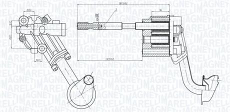 VW помпа мастила GOLF,VENTO 2.0 92-97 MAGNETI MARELLI 351516000058