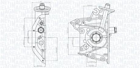 HYUNDAI Оливний насос ACCENT I 94-, ACCENT II 00- MAGNETI MARELLI 351516000113