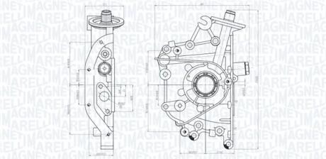 HYUNDAI Оливний насос ACCENT II 00-, ACCENT III 05-, ELANTRA III 00-, GETZ 05-, KIA MAGNETI MARELLI 351516000114