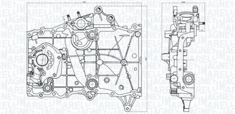 TOYOTA Оливний насос FORTUNER 2.7 04-, LAND CRUISER PRADO 2.7 03-, HIACE V 2.7 05- MAGNETI MARELLI 351516000120