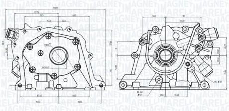 FORD Оливний насос Focus, Fiesta, MAZDA MAGNETI MARELLI 351516000127
