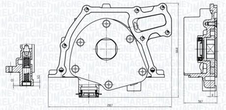 SUZUKI Оливний насос SX4 2.0 DDiS 09-, LANCIA, OPEL, FIAT MAGNETI MARELLI 351516000157