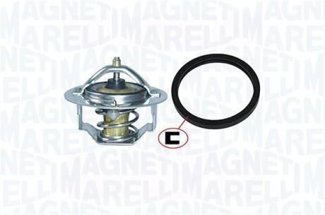 NISSAN Термостат Micra II,Sunny 1.3-1.8 82-,CHERRY 78-,Opel Campo,Monterrey 3.1TD,Subaru MAGNETI MARELLI 352317000840 (фото 1)