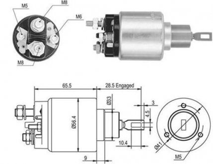 Втягивающее реле BMW E34 [] MAGNETI MARELLI 940113050048