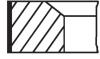 Кільця поршневі, MB C (W202/W203/CL203/S203), CLK (C208/A208), E (A124/C124/W124/W210/S124/S210), G (W463) MAHLE / KNECHT 001 40 N0 (фото 1)