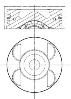 Поршень MAHLE / KNECHT 001 PI 00105 000
