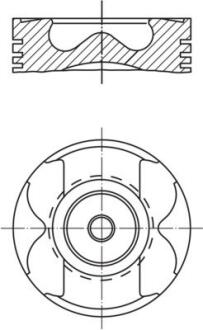 Поршень MAHLE / KNECHT 001 PI 00177 002