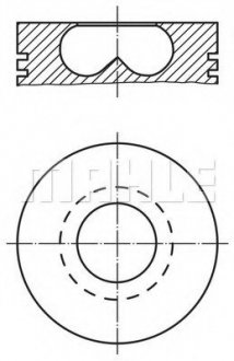 Поршень двигуна MAHLE / KNECHT 0156902 (фото 1)