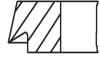 Комплект поршневих кілець MAHLE / KNECHT 028RS101010V0 (фото 2)
