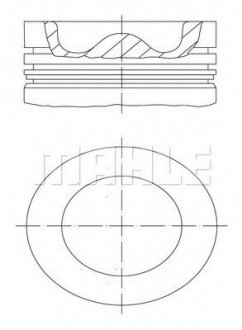 Поршень VOLVO FH12 D12A 131.0 MAHLE MAHLE / KNECHT 038 43 00