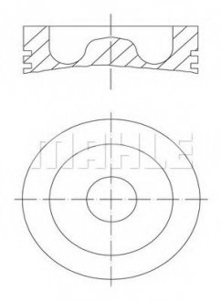 Поршень (DC12/DC16) MAHLE / KNECHT 061 PI 00129 000