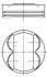 Поршень двигуна MAHLE / KNECHT 081 PI 00107 000 (фото 1)