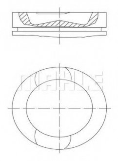 Поршень RVI Dxi 11 Eu4/5 123.01mm MAHLE / KNECHT 209 73 00 (фото 1)