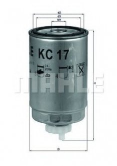 Фильтр топл. (Knecht-Mahle) MAHLE / KNECHT KC17D