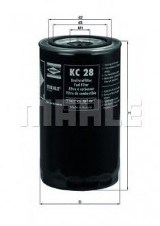 Фильтр топл. (TRUCK) (-) MAHLE / KNECHT KC28 (фото 1)