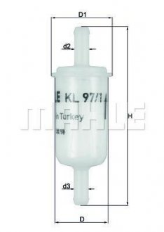 Топливный фильтр MAHLE / KNECHT KL97/1o.F.