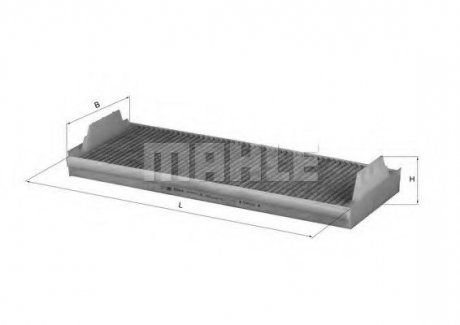 Фільтр салону вугільний MAHLE / KNECHT LAK154