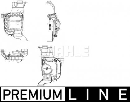 Привод заслонки вентиляции салона MAHLE / KNECHT AA17000P