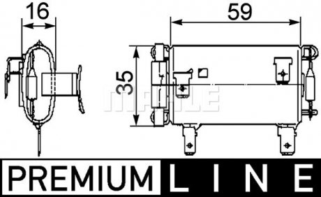 Резистор вентилятора печки, DAF CF/ XF MAHLE MAHLE / KNECHT ABR 14 000P