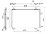 Радіатор кондиціонера MAHLE MAHLE / KNECHT AC 554 000S (фото 1)