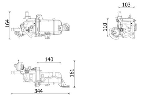 Рециркуляція відпрацьов. газів MAHLE / KNECHT CE49000P