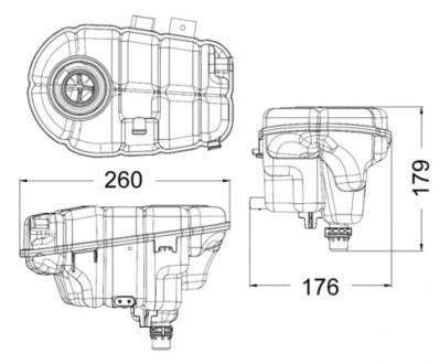 Расширительный бачок Mahle MAHLE / KNECHT CRT 60 000S