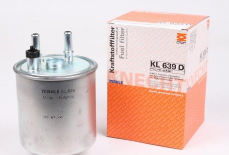 Фільтр паливний Renault Kangoo 1.5DCi 08- MAHLE / KNECHT KL639D (фото 1)