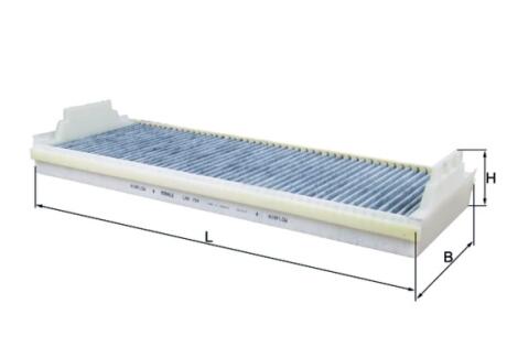 Фото фільтр салону вугільний MAHLE / KNECHT LAK154 Фільтр салону вугільний MAHLE / KNECHT LAK154