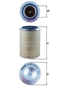 Фильтр воздушный Fendt MAHLE MAHLE / KNECHT LX 99