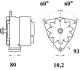 Генератор 28V 55A MAHLE MAHLE / KNECHT MG 460 (фото 2)