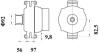 Генератор MAHLE MAHLE / KNECHT MG 799 (фото 2)