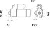 Стартер MAHLE MAHLE / KNECHT MS 760 (фото 2)