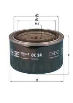 Масляный фильтр MAHLE / KNECHT OC24 (фото 1)
