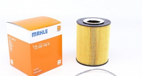 Фильтрующий элемент масляного фильтра MAN MAHLE MAHLE / KNECHT OX146D