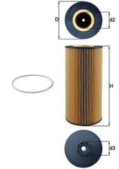 Фильтр масляный MAHLE / KNECHT OX 348D