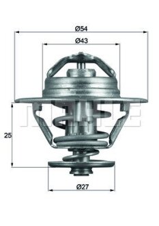 Термостат MAHLE / KNECHT TX 93 74 D