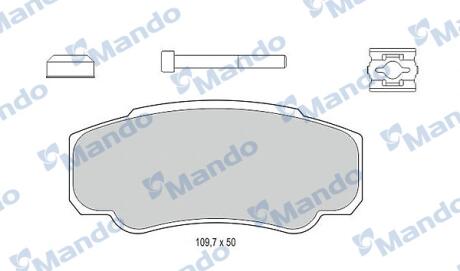 Гальмівні колодки до дисків MANDO MBF015030 (фото 1)
