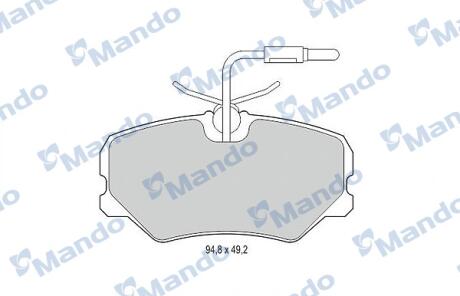 Гальмівні колодки до дисків MANDO MBF015082 (фото 1)