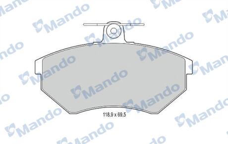 Гальмівні колодки до дисків MANDO MBF015109 (фото 1)