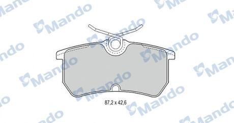 Гальмівні колодки до дисків MANDO MBF015513 (фото 1)