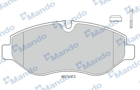 Гальмівні колодки до дисків MANDO MBF015671 (фото 1)