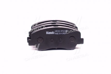 Тормозные колодки дисковые передние MANDO MPH46 (фото 1)