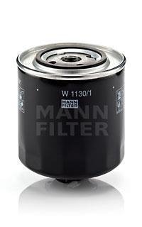 Фільтр масла (h 115mm) Audi 100 2,0TD/2,4D 8/89-2,5TDI -11/90 MANN W 1130/1 (фото 1)